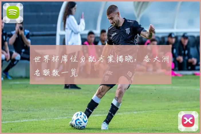 世界杯席位分配方案揭晓，各大洲名额数一览